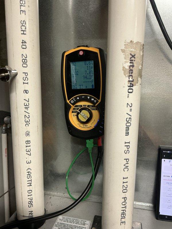 Completed routine maintenance on a 15+ year old gas furnace system. Performed comprehensive inspection of control board and wiring connections, verified proper LED indicator operation, and conducted electrical diagnostics using digital multimeter to ensure system components were functioning within manufacturer specifications.