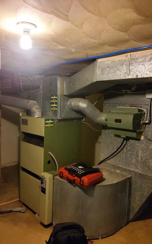 Completed preventive maintenance on 2-year-old gas furnace system. Performed comprehensive inspection of unit components, verified proper operation of all mechanical and safety systems, and documented equipment condition using inspection camera for quality assurance purposes.