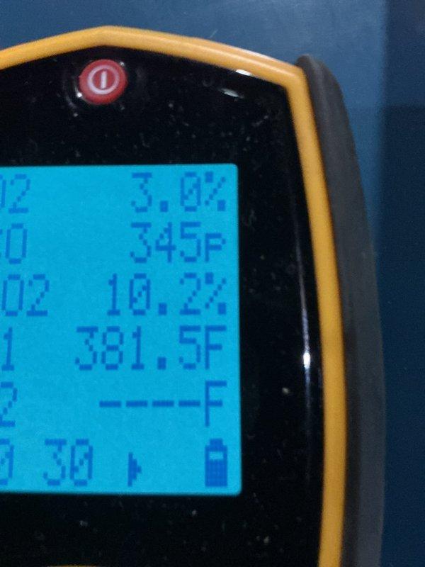 Performed comprehensive annual maintenance on 30-year-old steam boiler system. Inspected pump assembly, motor housing, and associated piping connections for wear and operational integrity. Conducted combustion analysis using digital flue gas analyzer, recording temperature readings of 381.5°F and oxygen levels of 3.8%, confirming proper combustion efficiency within acceptable parameters. Verified all threaded connections, assessed pump condition showing age-appropriate wear, and confirmed system operational status.