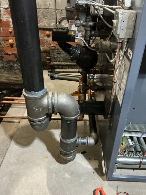 Responded to no-heat call for residential furnace system. Upon arrival, conducted thorough inspection of heating equipment and associated components in basement mechanical room. Diagnosed system failure, identified faulty components, and restored unit to proper operating condition. Verified all safety controls, tested system operation through complete heating cycle, and confirmed adequate heat delivery throughout structure. Unit left in full operational status.