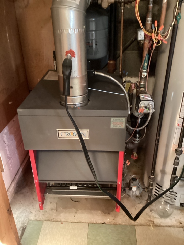 HEAT MAINTENANCE ON A CROWN BOILER 