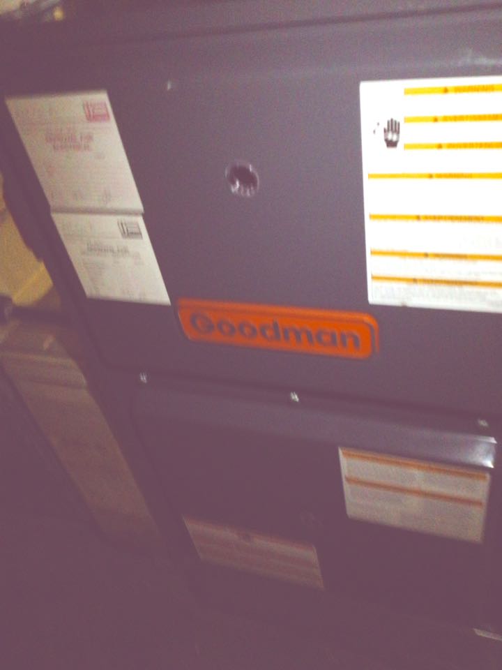 PERFORMED HEAT MAINTENANCE ON A GOODMAN FURNACE 