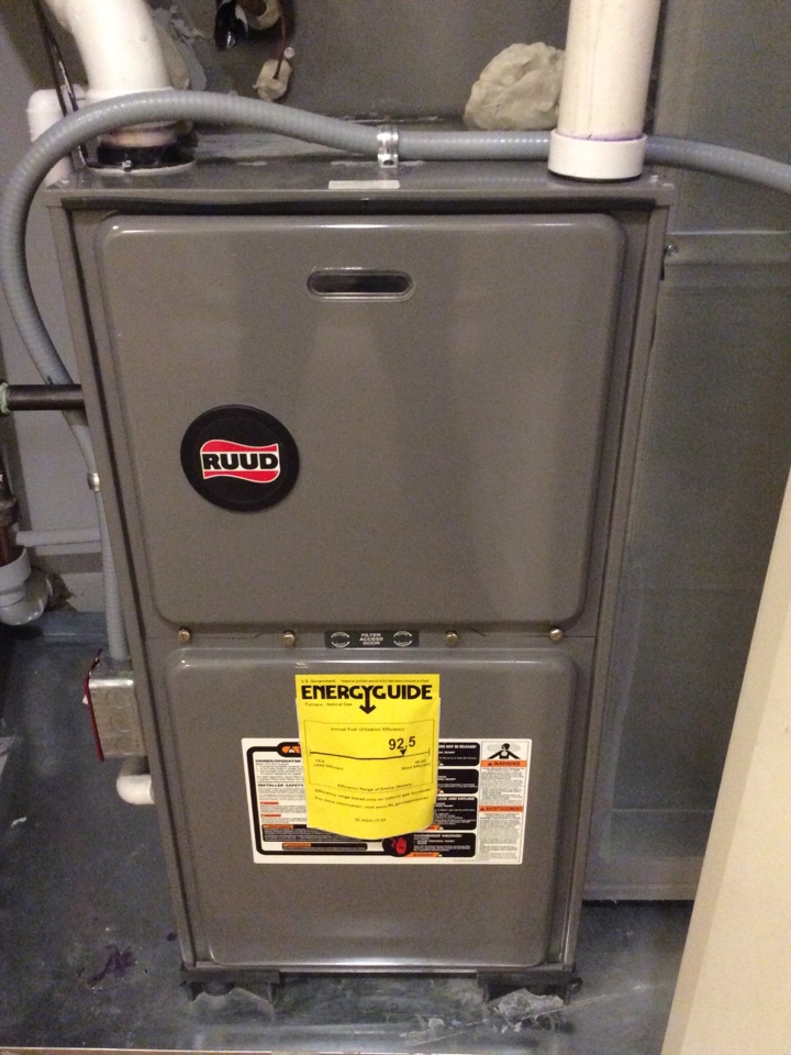 ANNUAL MAINTENANCE DONE ON GAS FURNACE 