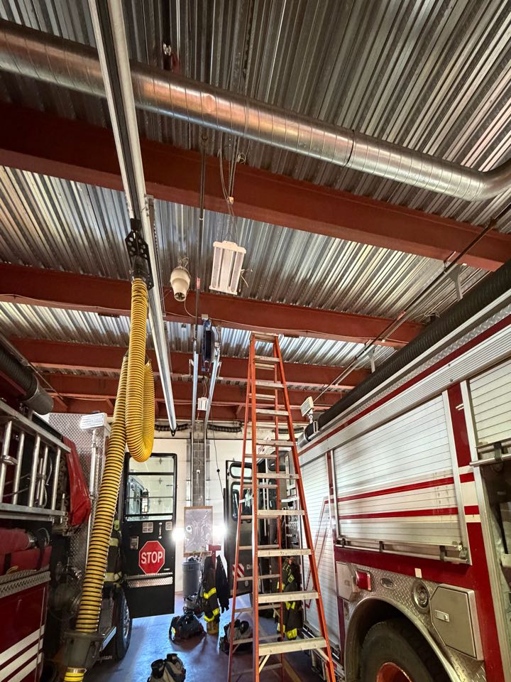 Englewood firehouse lighting maintenance and upgrade.