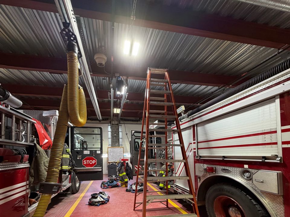 Englewood firehouse lighting maintenance and upgrade.