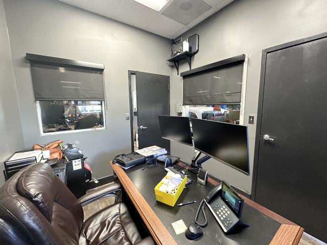 Custom Roller Shades project completed for a commercial property in Griffin, GA.