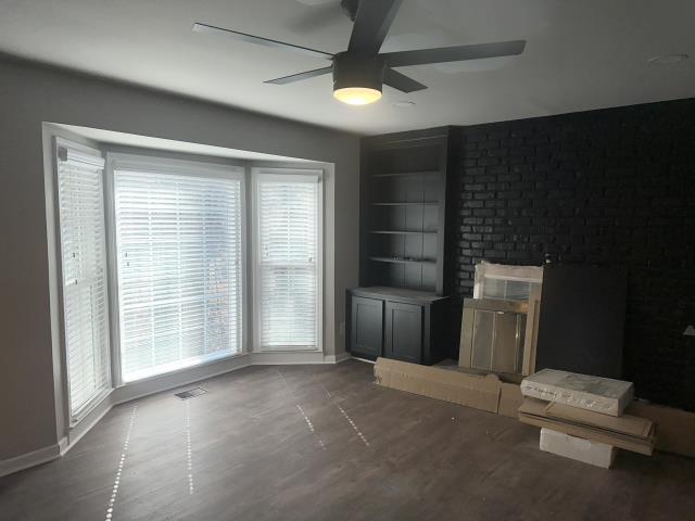 Custom 2" Fauxwood Blinds project completed for a home in Roswell, GA.