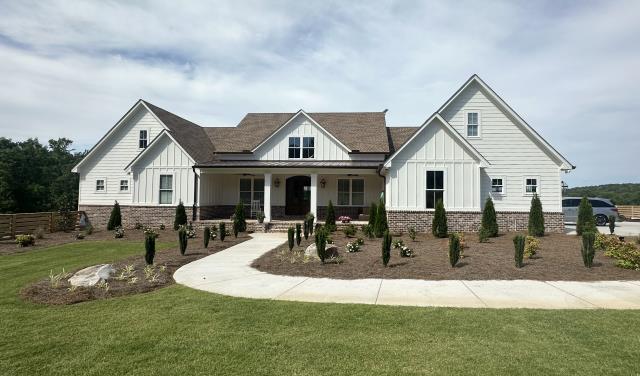 Custom 2 1/2" Cordless Fauwood Blinds project complete for a home in Buchanan, GA.
