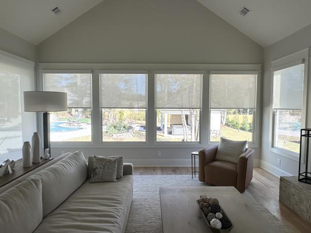 Custom Motorized Solar Nordicscreen Roller Shades in Palmetto, GA. 