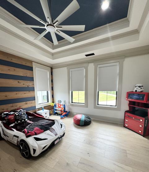 Custom Plantation Shutters/Custom Roman Shades w/ Privacy Liners and Motorization and Custom Cordless and Motorized Shades in Whitesburgh, GA.