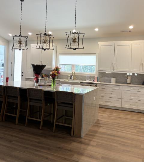 Custom Cordless and Motorized Roller Shades project completed in Carrollton, GA. 