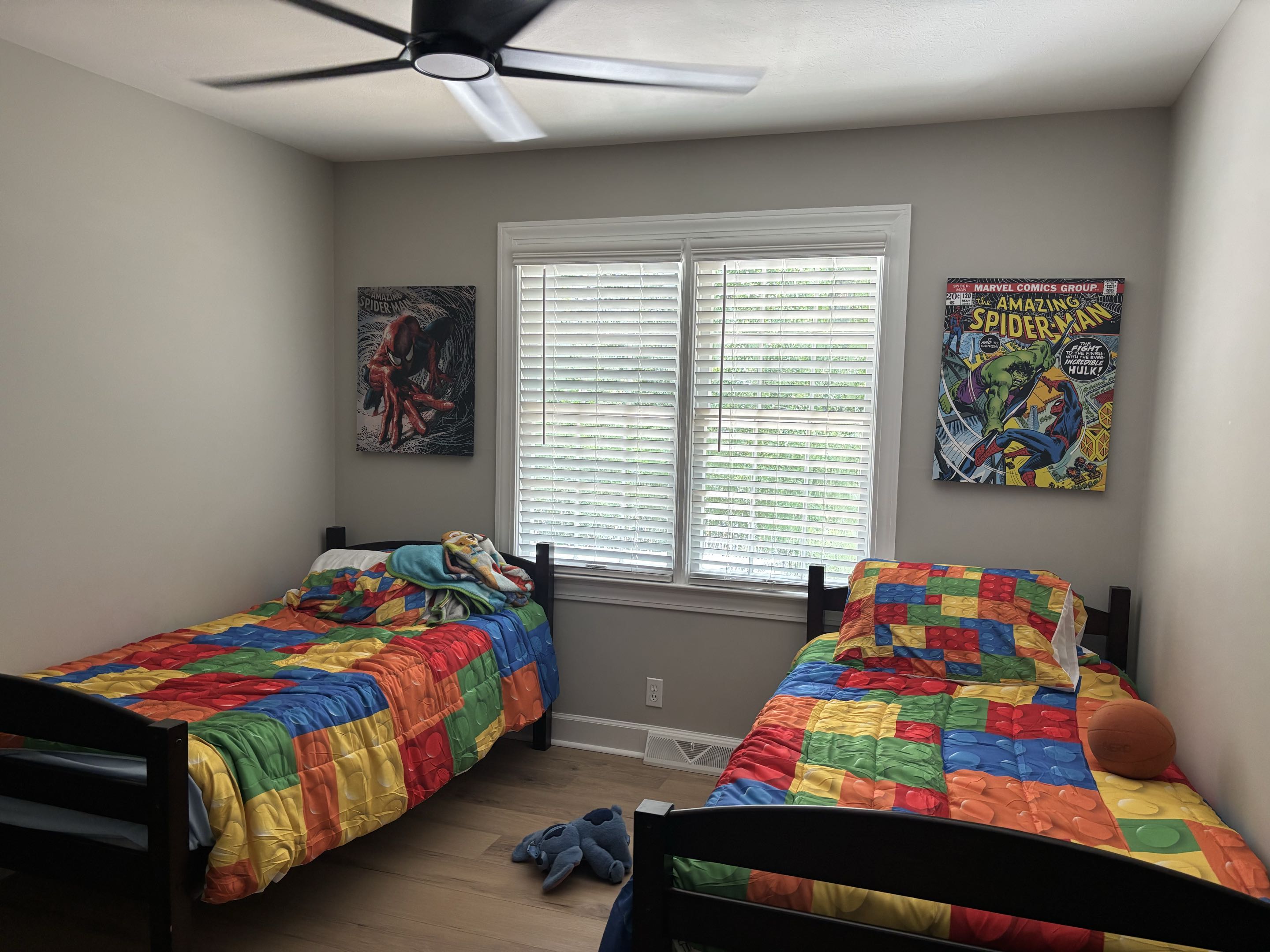 Custom Cordless Fauxwood Blinds project completed in Rome, GA. 