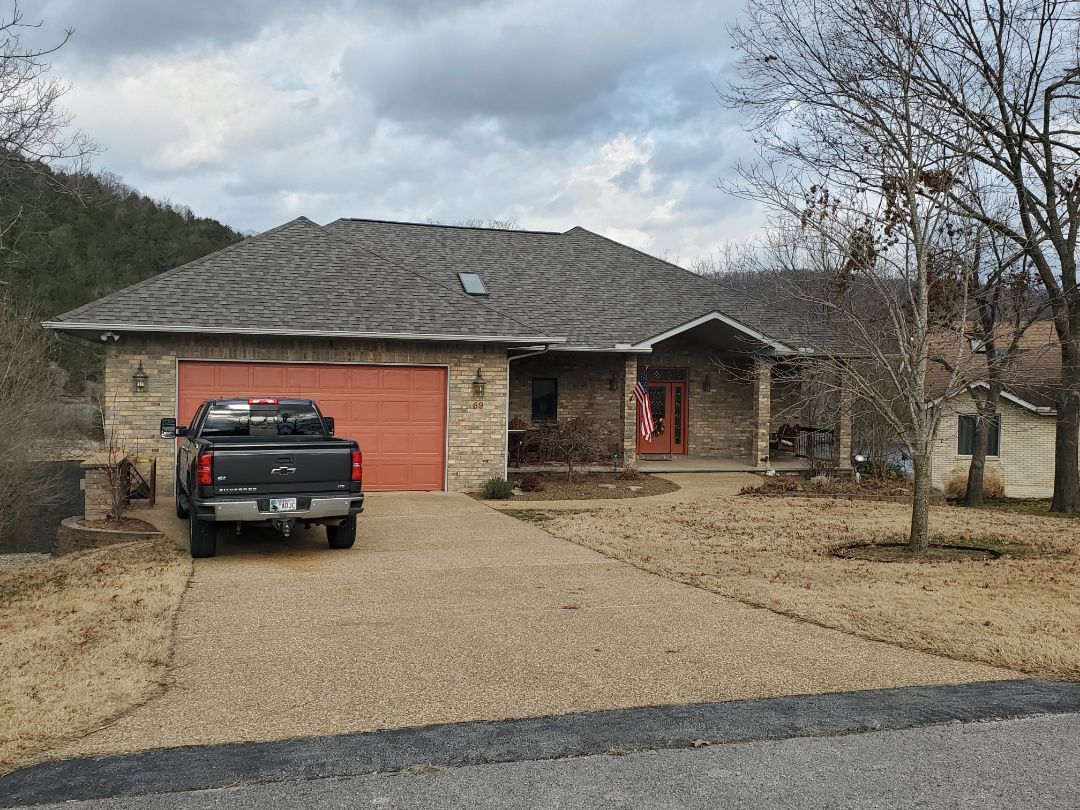 Holiday Island, AR - Full roof replacement complete in Holiday Island. This is a CertainTeed Landmark shingle (Weathered Wood). Quality Assurance Roofing was able to get the entire roof paid for by the homeowners insurance company due to storm damage. Call Quality Assurance Roofing today for your free inspection. Holiday Island, AR - Full roof replacement complete in Holiday Island. This is a CertainTeed Landmark shingle (Weathered Wood). Quality Assurance Roofing was able to get the entire roof paid for by the homeowners insurance company due to storm damage. Call Quality Assurance Roofing today for your free inspection.