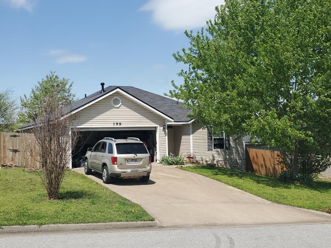 Huntsville, AR - Full roof replacement complete in Huntsville. This is a CertainTeed XT25 shingle (Moire Black). Quality Assurance Roofing was able to get the entire roof paid for by the homeowners insurance company due to hail damage. Call Quality Assurance Roofing today for your free inspection . Huntsville, AR - Full roof replacement complete in Huntsville. This is a CertainTeed XT25 shingle (Moire Black). Quality Assurance Roofing was able to get the entire roof paid for by the homeowners insurance company due to hail damage. Call Quality Assurance Roofing today for your free inspection .