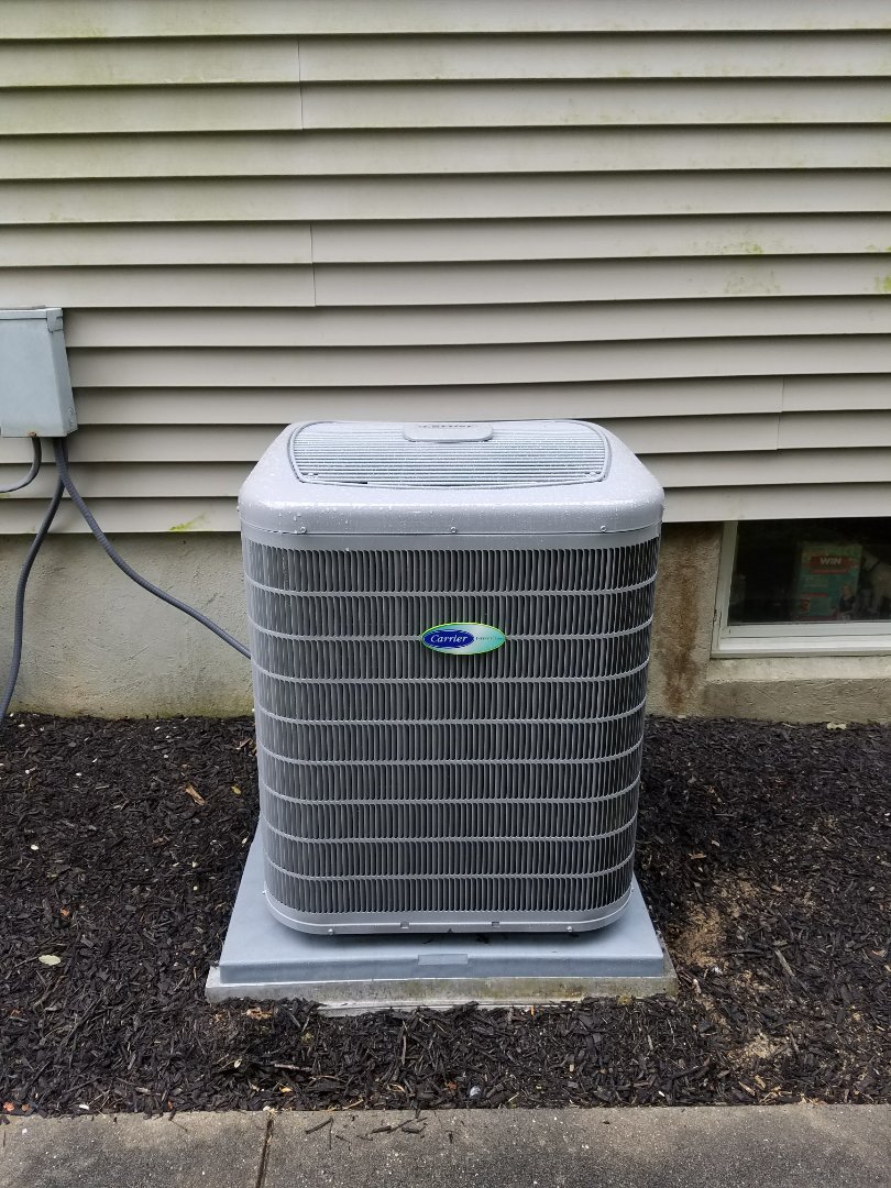 Just replace an old Bryant heating air conditioning system with a Carrier Infinity heating and cooling system. Homeowner is very happy and pleased with insulation process.