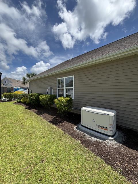 22 kw Generac generator installed with 200 amp automatic transfer switch 