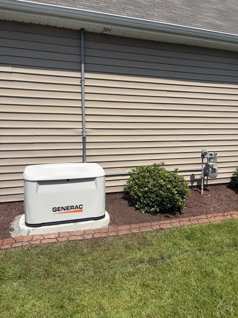 Myrtle Beach Generators installed a 22KW Generac NextGen Whole Home Generator with a 200 Amp Generac Automatic Transfer Switch for a very happy customer in Myrtle Beach, SC 29575