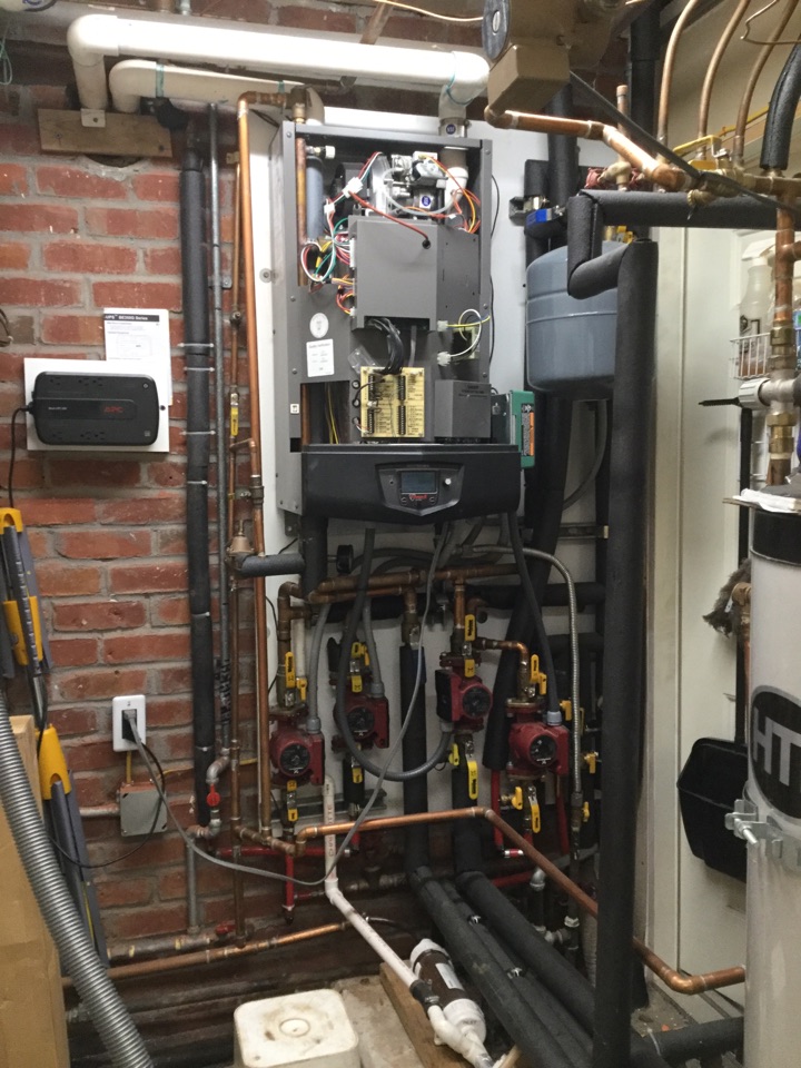 Serviced a hydronic heating system.