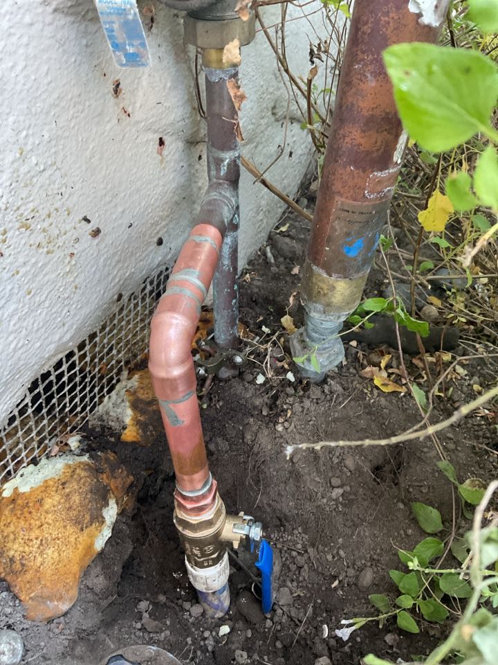 Replace water main service