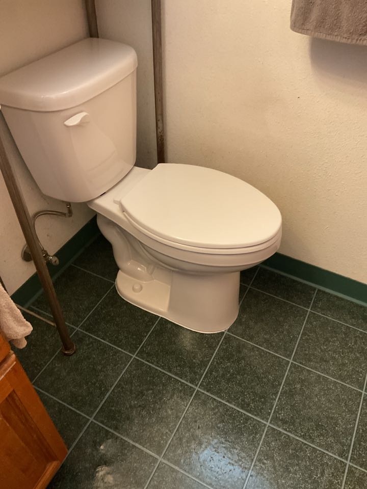 New toilet install 