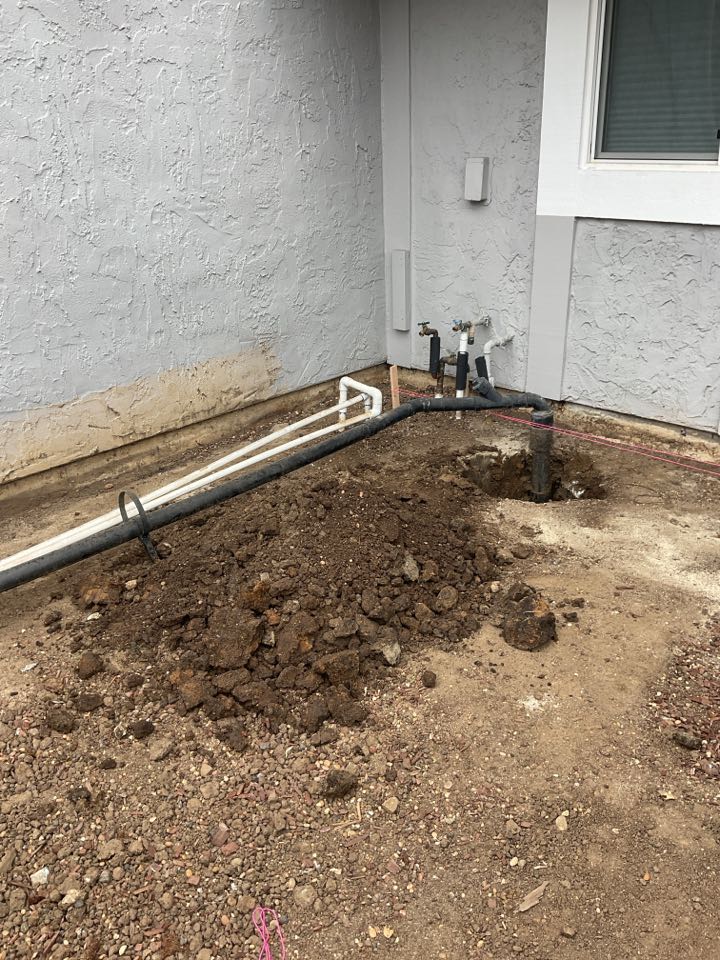 Estimate for reroute water service 