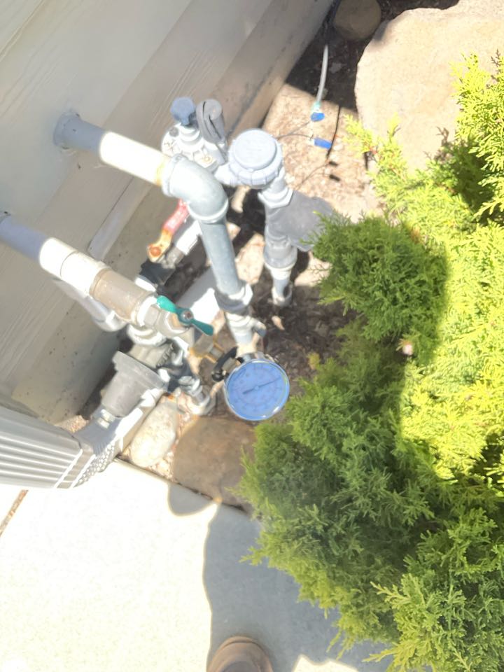 Kitchen drain line repipe and water heater service 