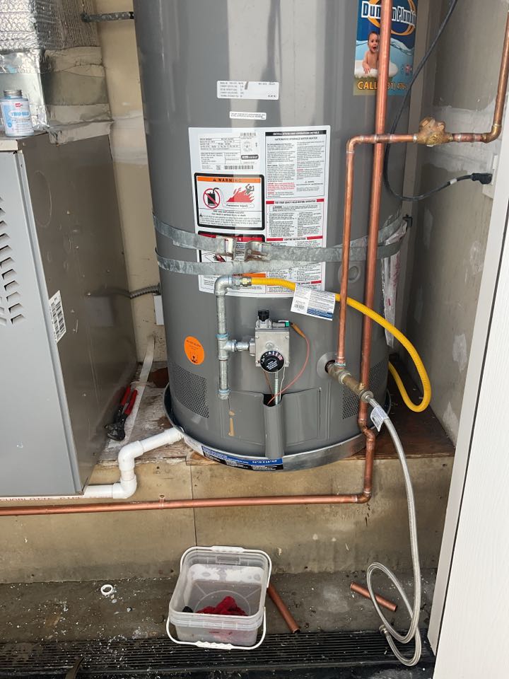 Water heater install 