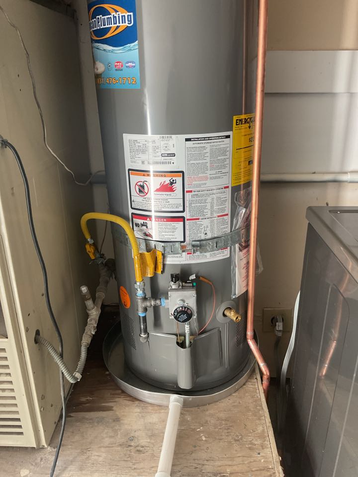 Water heater install 