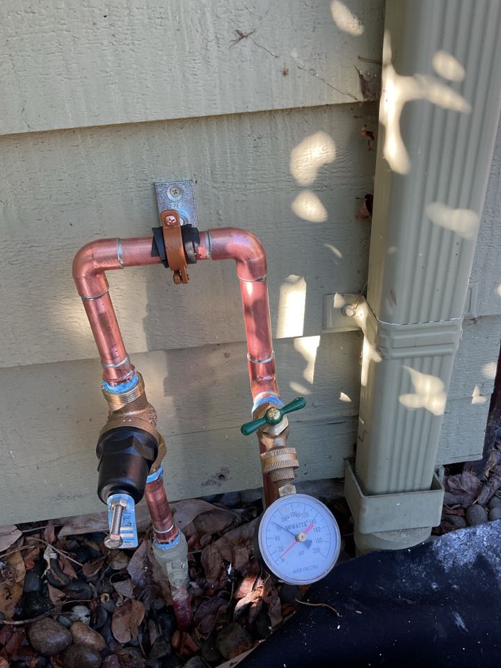 PRV valve install 
