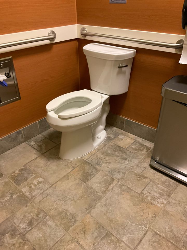 Cleared toilet and p trap in backed up toilet 