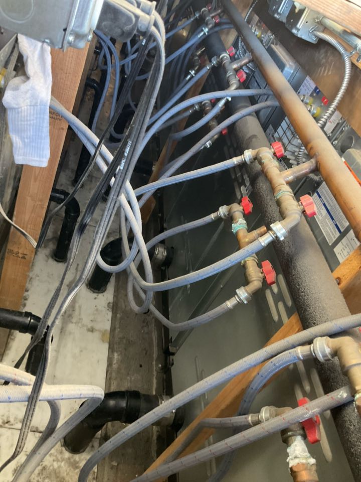 Supply line installation 