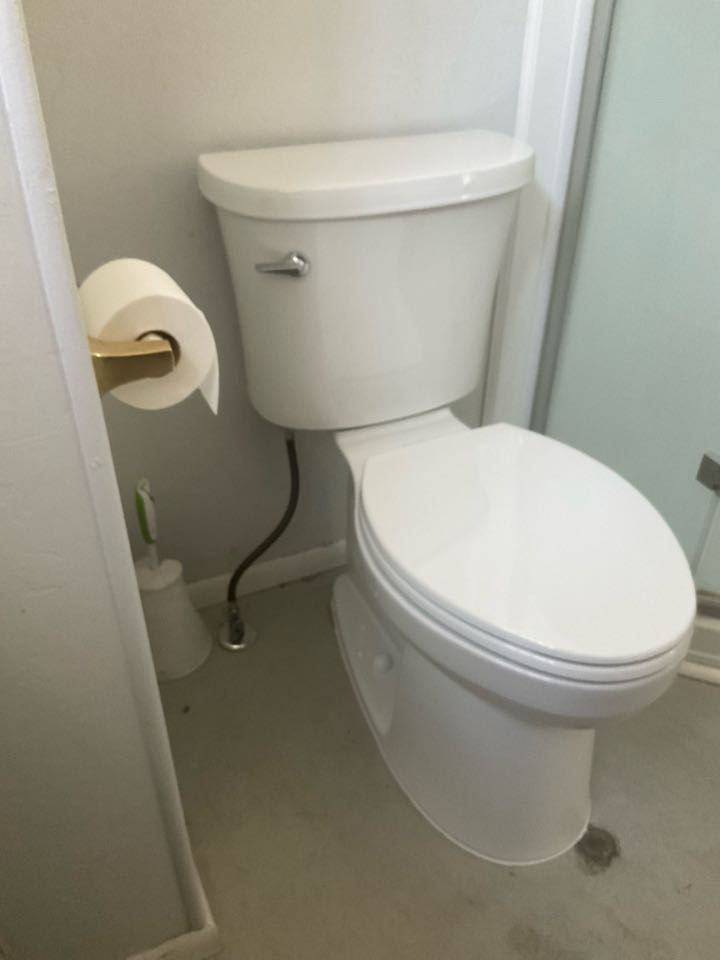Toilet install