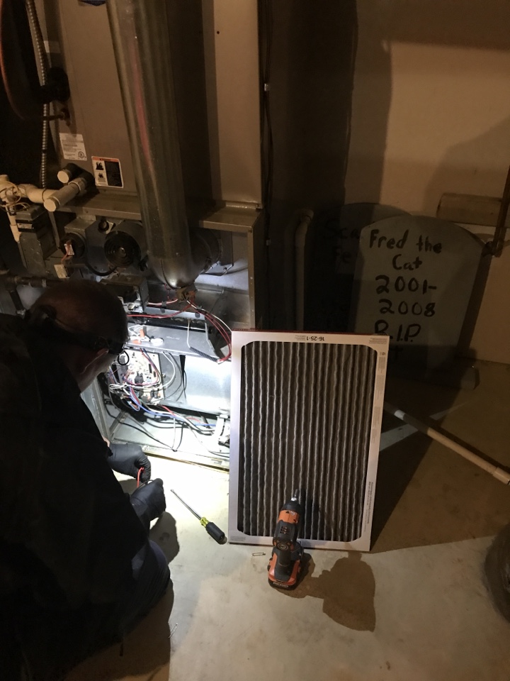 Kennett Square, PA - Performing air conditioning maintenance for a family in Kennett Square, PA. Remember to have your unit serviced and replace your air filter before it gets hot. Kennett Square, PA - Performing air conditioning maintenance for a family in Kennett Square, PA. Remember to have your unit serviced and replace your air filter before it gets hot.