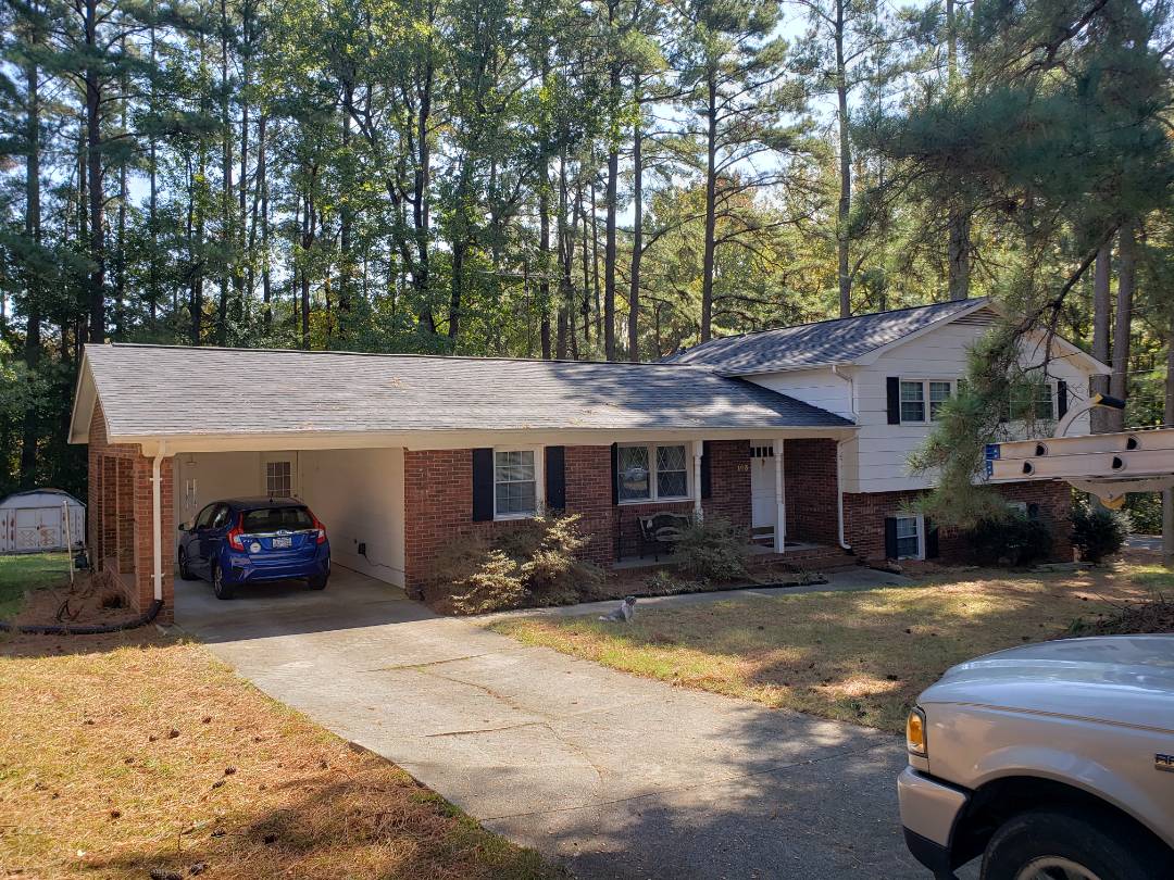 New roof installation 