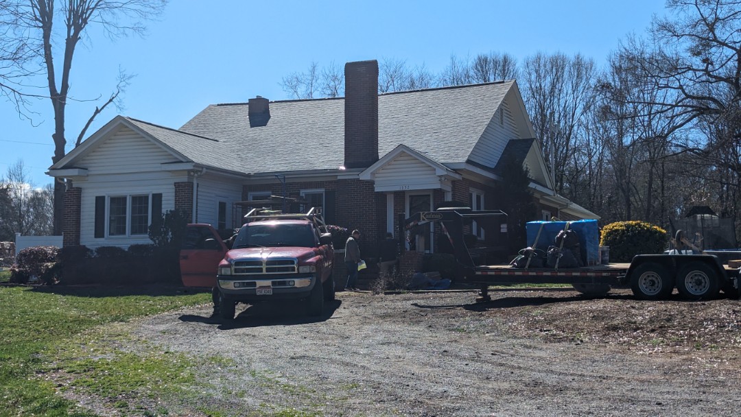 New roof installation 