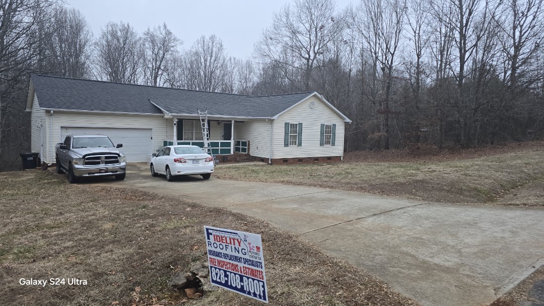 New roof installation 