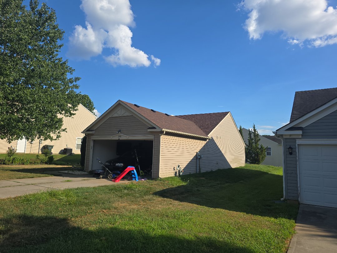 New roof installation 