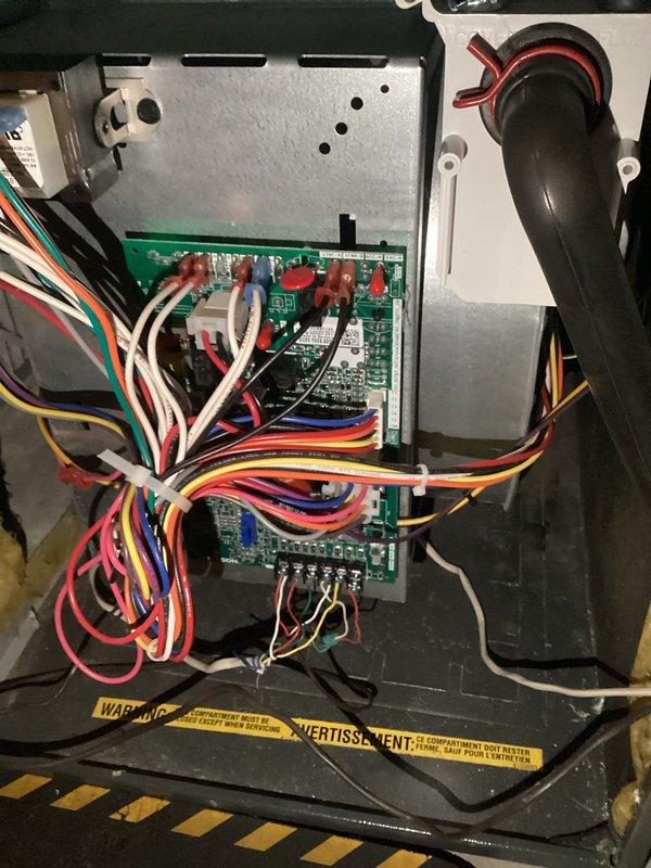 Arrived on site as scheduled at 10:02 and installed a new circuit board in the HVAC control system. Properly connected all electrical wiring to the replacement board, ensuring correct placement within the furnace's control compartment. System functionality was restored with the new control module.