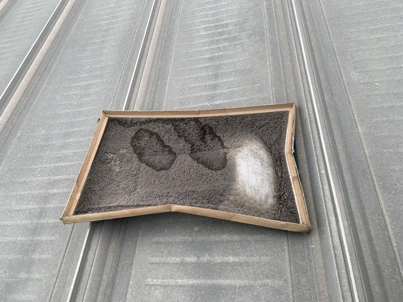 Responded to no heat call for two RTU furnaces where one unit had failed completely. Diagnostic inspection revealed broken motor mount and damaged blower wheel assembly, evidenced by system debris collection and fractured metal strapping. Replaced motor mount and blower wheel components to restore proper system operation. Unit successfully returned to service after repair.