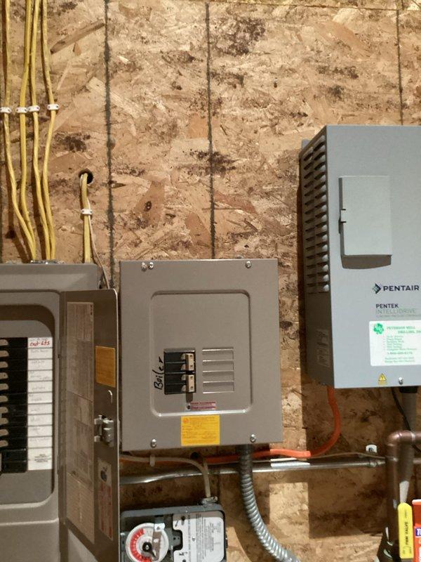 Installed new dedicated circuit for exterior chicken coop outlet at client's garage. Work involved accessing main electrical panel, running appropriate gauge wiring, and mounting weather-resistant outdoor receptacle. All work completed according to State electrical codes with proper permits obtained for inspection by authorized inspector.