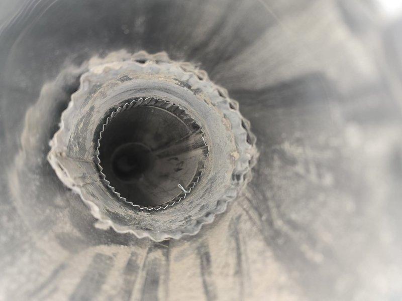 Performed comprehensive air duct cleaning service to address accumulated dust and debris in residential HVAC system. Inspection revealed significant buildup in main ducts and spiral components, with visible particulate matter on interior surfaces. Thoroughly cleaned all vents and ductwork to improve system efficiency and indoor air quality.