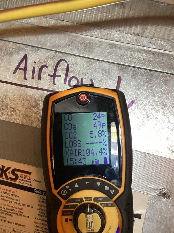 Performed scheduled preventive maintenance agreement service on residential heating system. Conducted comprehensive diagnostic testing including combustion analysis (CO/CO2 levels, excess air measurements) and temperature differential verification. System operating within normal parameters after tune-up with no deficiencies noted.