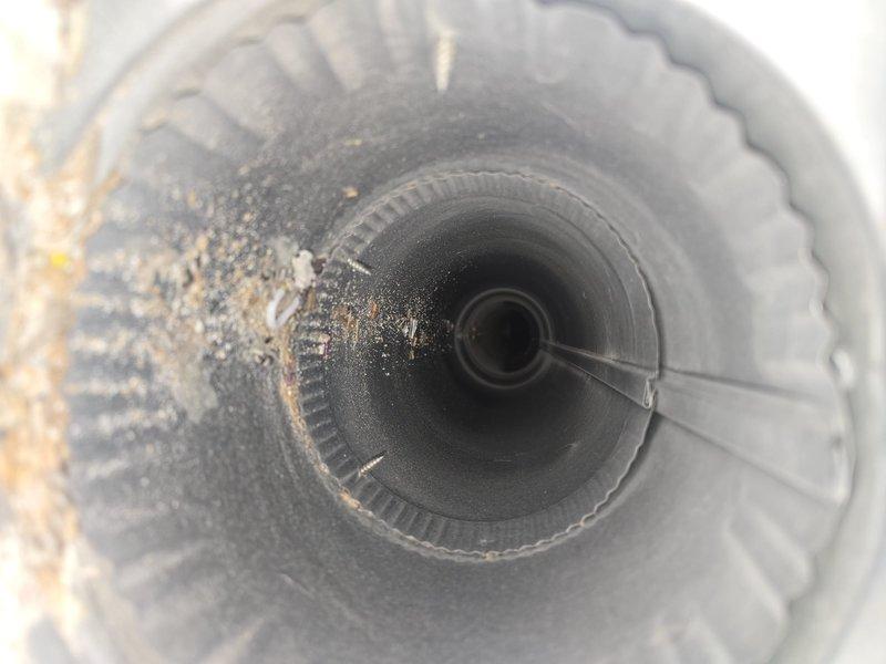 Performed comprehensive duct cleaning service and dryer vent maintenance between 12-3 PM. Inspection revealed significant dust and debris accumulation in the ventilation system, as documented in pre-service photos. Successfully cleaned all vents and ductwork, restoring proper airflow and improving system efficiency.