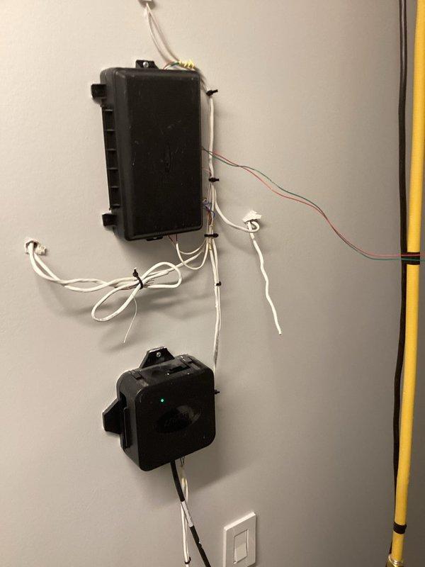 Completed finalization of zoning system installation on Lennox furnace unit. Installed and verified proper electrical connections for zone control equipment including junction box with indicator light. All venting and copper line connections properly secured and system operational after previous visit to address zoning issues.