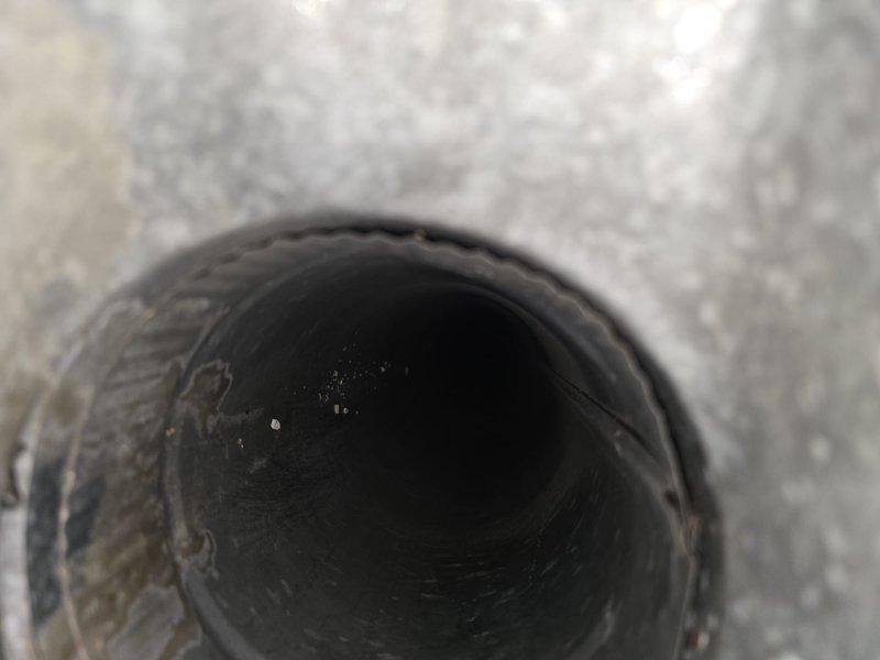 Performed scheduled duct cleaning service during 12-3 PM appointment window. Removed accumulated dust and debris from ductwork system as evidenced by pre-service inspection photos showing significant buildup and discoloration in cylindrical ducts. Thoroughly cleaned all vents to improve system efficiency and air quality.