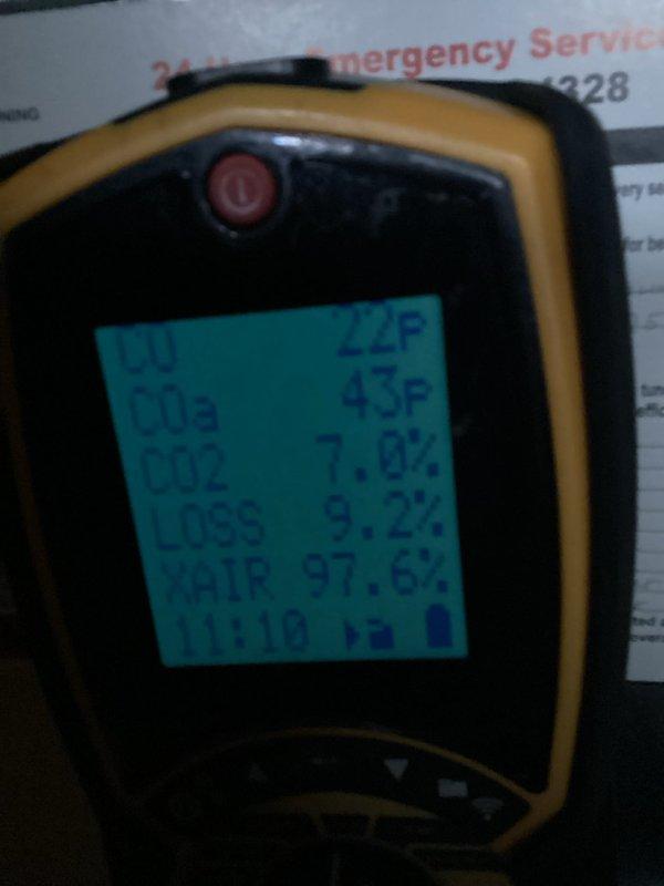 Performed scheduled preventive maintenance agreement service on residential HVAC system. Conducted comprehensive system inspection and combustion analysis using Fieldpiece analyzer, confirming proper operation with satisfactory CO2, O2, and efficiency readings. All components functioning within normal parameters; no operational issues identified.