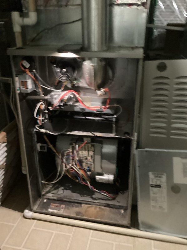 Performed scheduled maintenance agreement service on residential furnace. Conducted comprehensive tune-up of HVAC system with full inspection of internal components, blower assembly, and electrical connections. All systems functioning normally upon completion with no issues identified.
