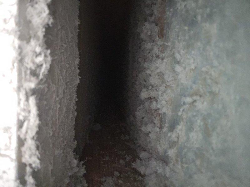 Performed comprehensive duct cleaning service to address significant dust and debris buildup observed throughout the HVAC system. Visual inspection revealed substantial accumulation of contaminants along duct walls and ventilation passages, with evidence of potential long-term neglect. Successfully cleaned all vents and ductwork, removing accumulated residue to restore proper system airflow and improve indoor air quality.