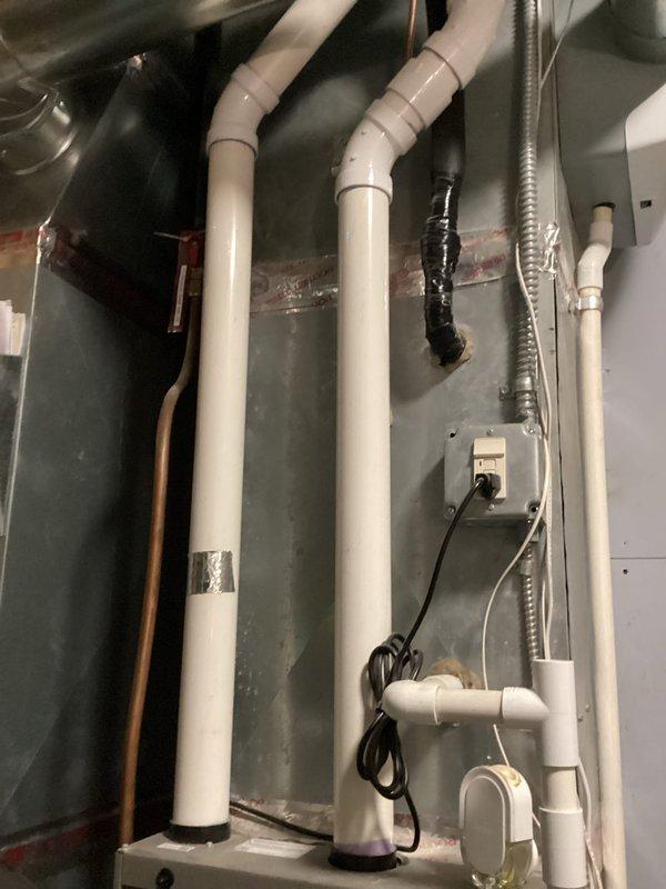 Conducted annual furnace maintenance service as per agreement. Performed comprehensive tune-up procedure on unit, inspecting all internal components including electrical connections, motor assembly, and ventilation system. System functioning properly after service with no issues identified.