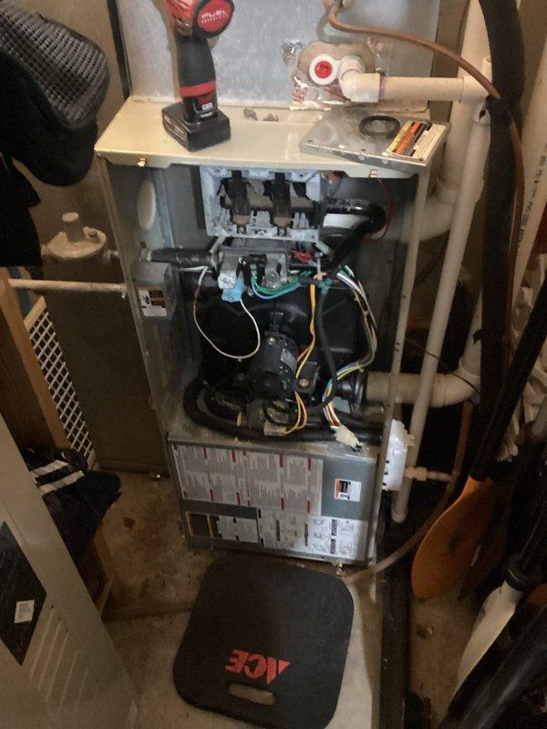 Completed annual maintenance on customer's furnace system per agreement. Performed comprehensive tune-up including inspection of internal components, electrical connections, and associated plumbing. All systems functioning properly with no issues identified.